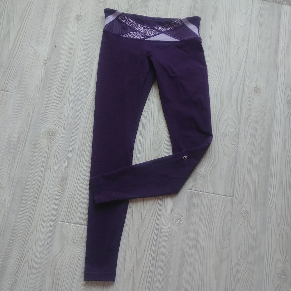 Lululemon Wunder Under Purple Leggings
